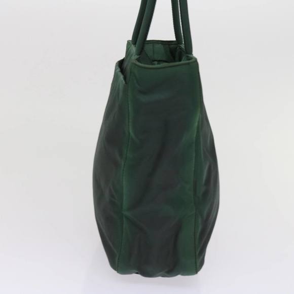 PRADA Hand Bag Nylon Green Auth 63209 - Picture 3 of 16